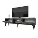 HANAH HOME TV komoda Yumedi, antracit/zlatna - 475OLV1158