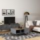 HANAH HOME Klub sto Draw, antracit - 475OLV1301