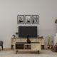 HANAH HOME Klub sto Draw, svetlobraon/crna - 475OLV1302