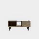 HANAH HOME Klub sto Draw, svetlobraon/crna - 475OLV1302
