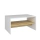 HANAH HOME Sto za dnevnu sobu Apollon White Sapphire Oak - 191228