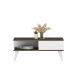 HANAH HOME Klub sto Seul, bela/braon - 475OLV1327