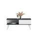 HANAH HOME Klub sto Seul, bela/crna - 475OLV1328