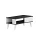 HANAH HOME Klub sto Seul, bela/crna - 475OLV1328