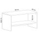 HANAH HOME Klub sto Apollon, bela/mermer - 475OLV1348