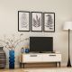 HANAH HOME TV komoda Leni, svetlobraon/bela - 475OLV1406