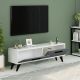 HANAH HOME TV komoda Melisa, bela/antracit - 475OLV1427