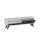 HANAH HOME TV komoda Melisa, bela/antracit - 475OLV1427