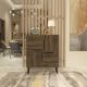 HANAH HOME Komoda Makro, tamnobraon - 475OLV1715