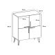 HANAH HOME Komoda Makro, tamnobraon - 475OLV1715