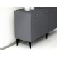 HANAH HOME Komoda Drop, antracit - 475OLV1730