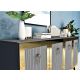 HANAH HOME Komoda Bare, antracit/zlatna - 475OLV1735