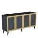HANAH HOME Komoda Bare, antracit/zlatna - 475OLV1735