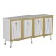 HANAH HOME Komoda Bare, bela/zlatna - 475OLV1737
