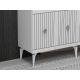 HANAH HOME Komoda Midas, bela/silver - 475OLV1753