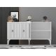 HANAH HOME Komoda Midas, bela/silver - 475OLV1753