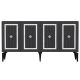 HANAH HOME Komoda Nora, antracit/srebrna - 475OLV1755
