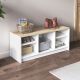 HANAH HOME Cipelarnik London, bela/krem - 475OLV1802