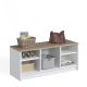 HANAH HOME Cipelarnik London, bela/krem - 475OLV1802