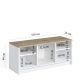 HANAH HOME Cipelarnik London, bela/krem - 475OLV1802