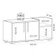 HANAH HOME Cipelarnik Sunrise, braon - 475OLV1804