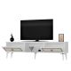 HANAH HOME TV komoda Nil, bela/zlatna - 475OLV2639