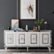 HANAH HOME Komoda Karya, bela/srebrna - 475OLV2746