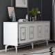 HANAH HOME Komoda Karya, bela/srebrna - 475OLV2746