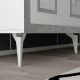 HANAH HOME Komoda Karya, bela/srebrna - 475OLV2746