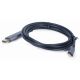 GEMBIRD CC-USB3C-DPF-01-6 USB Type-C to DisplayPort male adapter cable, space grey, 1.8 m - 42551