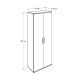 HANAH HOME Cipelarnik SHC-529-BB-2, bela - 479ADR1197