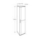 HANAH HOME Cipelarnik sa ogledalom SHC-510-BB-1, bela - EP3057632