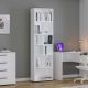 HANAH HOME Polica za knjige Ktp-168-Bb-1, bela - EP3057650