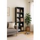 HANAH HOME Polica za knjige Ktp-350-Ax-1, crna/braon - EP3057656