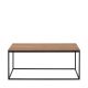 HANAH HOME Klub sto Shp-985-Oo-1, braon/crna - EP3057662