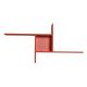 HANAH HOME Zidna polica Raf-04-Kk-1, crvena - 479ADR1752