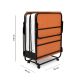 HANAH HOME Sklopivi krevet 80x190cm Katlanir, braon - EP3057728
