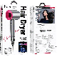 HOCO Fen za kosu sa negativnim jonima 1600 W  HP11 Plus Rose Red - 48589