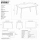MODUL Trpezarijski sto Eterno 80x120 - EP3132699