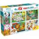 LISCIANI Puzzle SuperMaxi Disney Classic 2u1 složi I oboji -4x48 - 49073