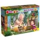 LISCIANI Puzzle Maxi Maša I Meda 2u1 složi I oboji - 24 dela - 49076