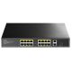 CUDY PoE+Switch FS1018PS1 16-Port 10/100M, 1Gbit Uplink + 1Gbit Combo SFP Port, 200W - 42980