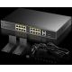 CUDY PoE+Switch FS1018PS1 16-Port 10/100M, 1Gbit Uplink + 1Gbit Combo SFP Port, 200W - 42980