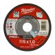 MILWAUKEE Tanka rezna ploča za metal PRO+ 115 x 1 x 22.2 mm - 4932451484