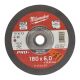 MILWAUKEE Brusna ploča za metal PRO+ 180 x 6 x 22.2 mm - 4932451503