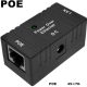 GEMBIRD POE-INJ-4810 48V/1A 130W, 100mbps passive POE injector - 43110-1