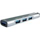 GEMBIRD UHB-U3P4-05 4-port HUB, Type-C+USB 3.0 Aluminum - 43121
