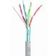 GEMBIRD FPC-5004E-SO/100C * FTP cat.5E Indoor solid Cu kotur 100m (3229) - 2200