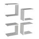HANAH HOME Zidna polica Base, bela - 495SSE1106