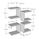 HANAH HOME Zidna polica Base, bela - 495SSE1106